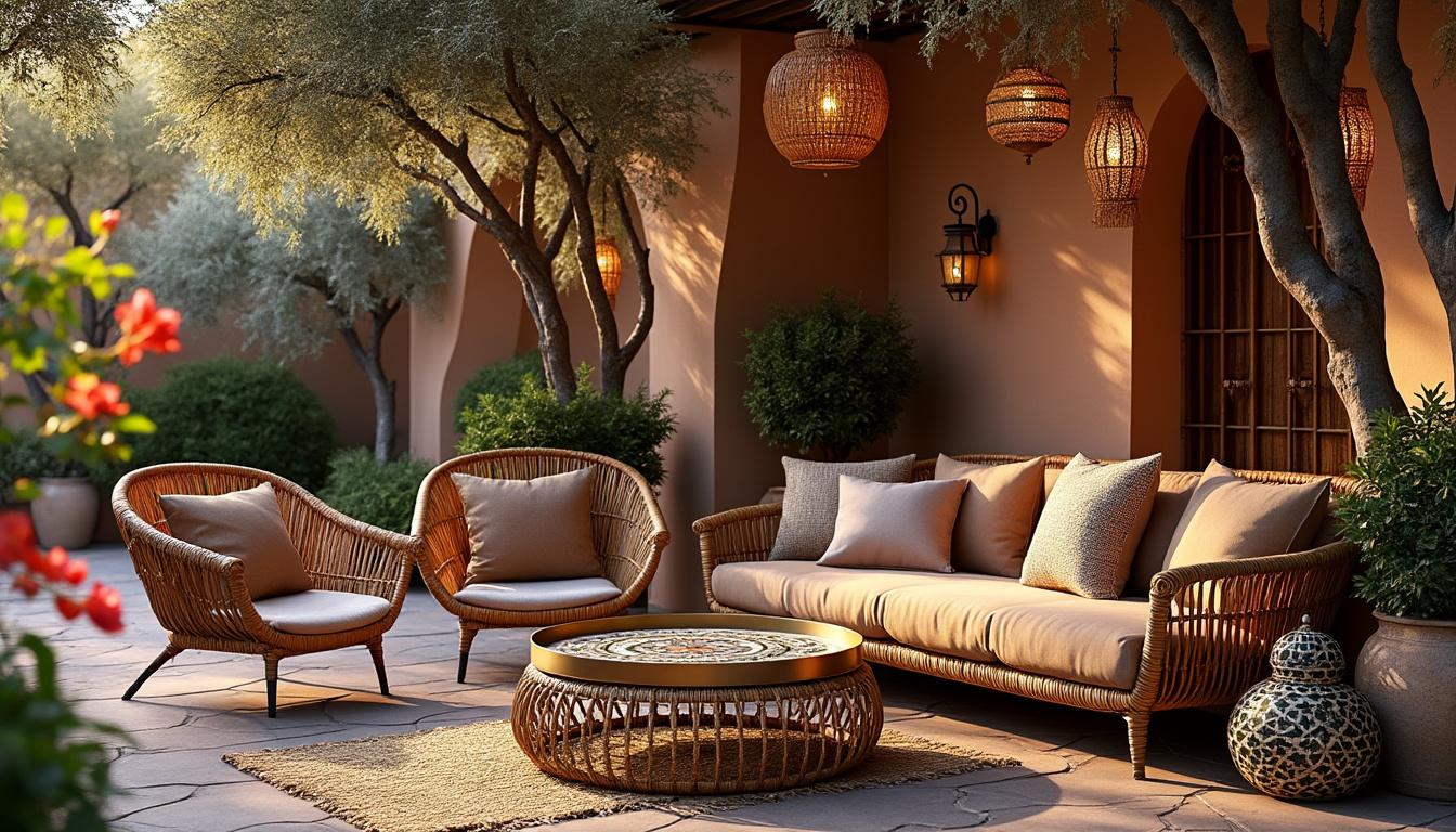 Découvrez comment un salon de jardin marocain peut métamorphoser votre terrasse 6 transformez votre terrasse en un espace raffiné et chaleureux grâce à un salon de jardin marocain. découvrez nos conseils pour créer une ambiance authentique et conviviale chez vous.