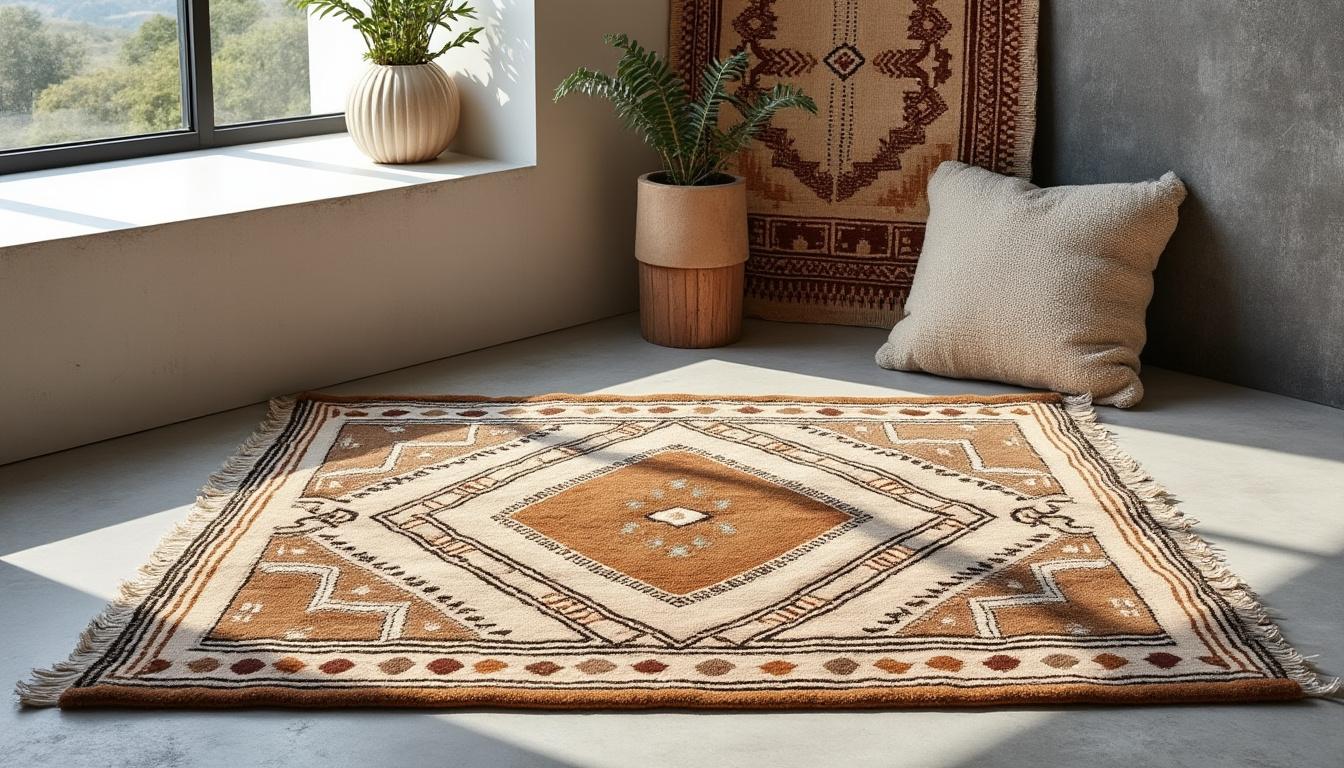 Le tapis Boujaad : cette merveille berbère méconnue 6 découvrez le tapis boujaad, un chef-d'œuvre artisanal berbère issu du maroc. plongez dans l’histoire, les motifs authentiques et les couleurs vibrantes de cet art méconnu qui sublime tous les intérieurs.