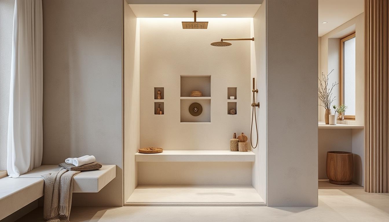 Salle de bain en tadelakt : guide complet pour un revêtement unique 11 découvrez comment sublimer votre salle de bain avec le tadelakt grâce à notre guide complet : avantages, conseils de pose et idées déco pour un revêtement à la fois esthétique, imperméable et authentique.